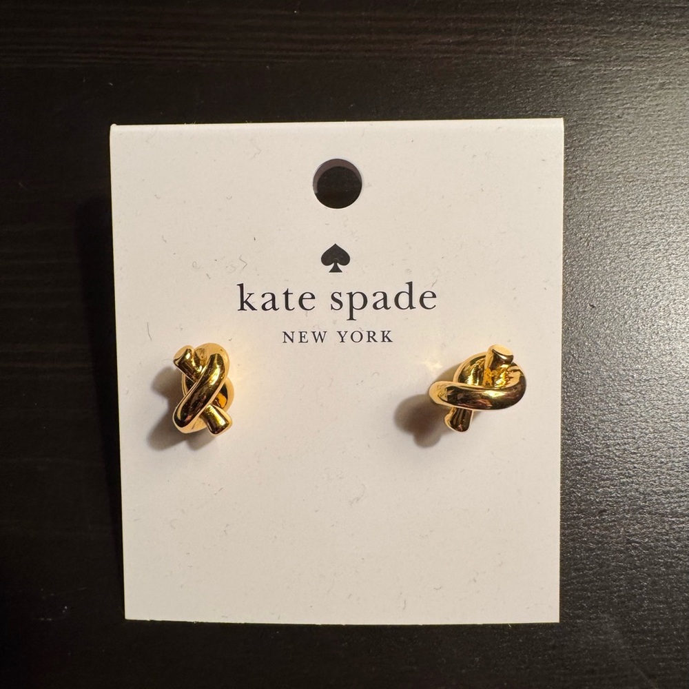 Kate Spade Gold Sailor's Knot Earrings